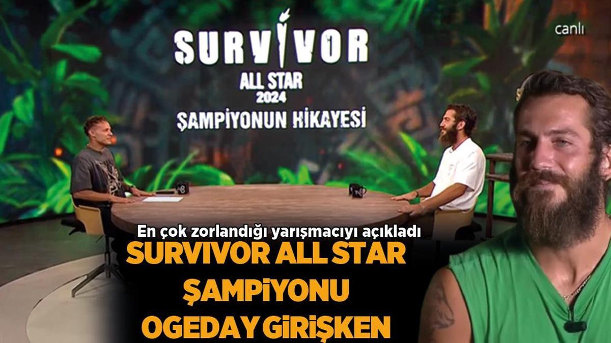 Survivor All Star Finali ve Şampiyon Ogeday Girişken
