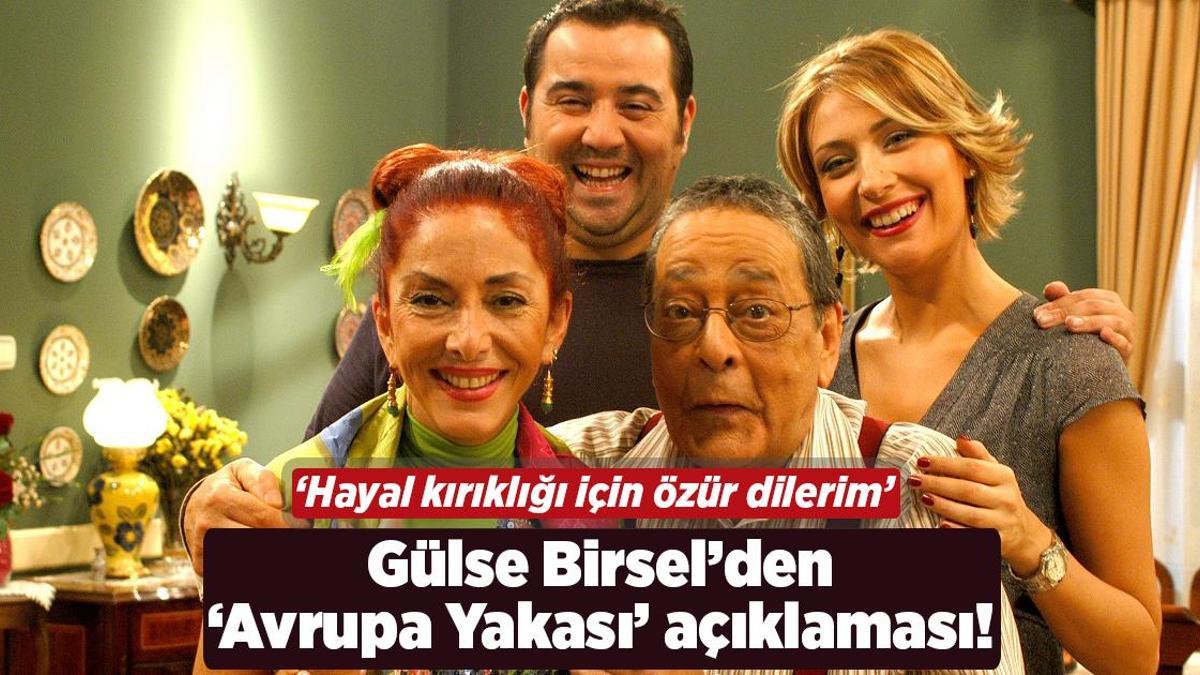 Gülse Birsel: ‘Avrupa Yakası Yeniden Yayınlanmayacak’