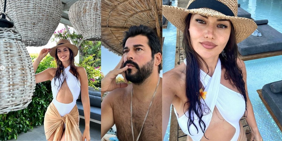 Fahriye Evcen Tatilde: Mutlu Aile Pozları