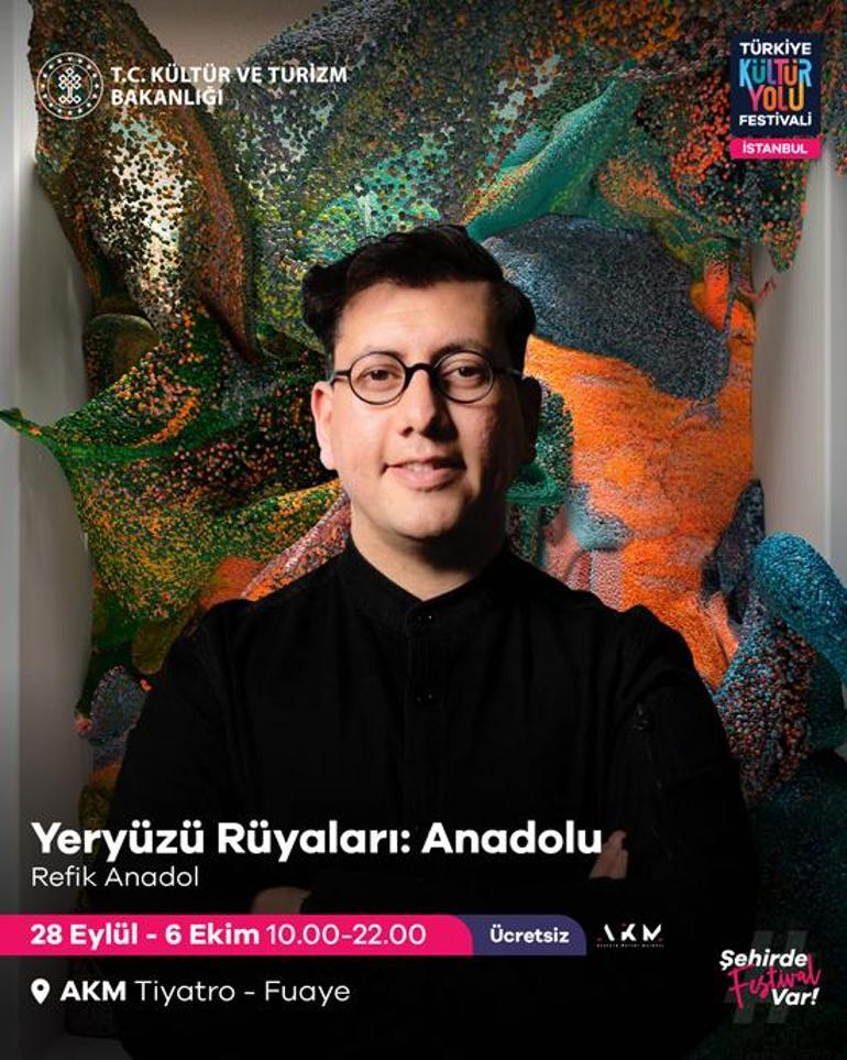 Refik Anadol’dan “Yeryüzü Rüyaları: Anadolu”