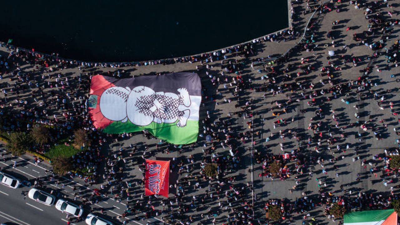 Ankara’da Filistin’e Destek Yürüyüşü ve Türkiye Genelinde Protestolar