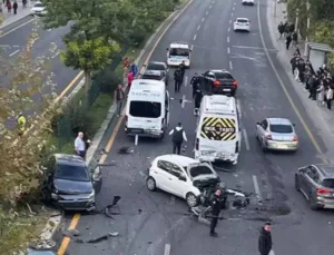 Ankara’da Zincirleme Trafik Kazası: 8 Araç Karıştı