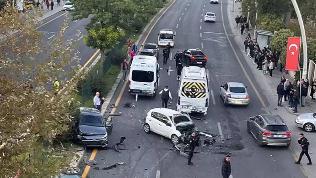 Ankara’da Zincirleme Trafik Kazası: 8 Araç Karıştı