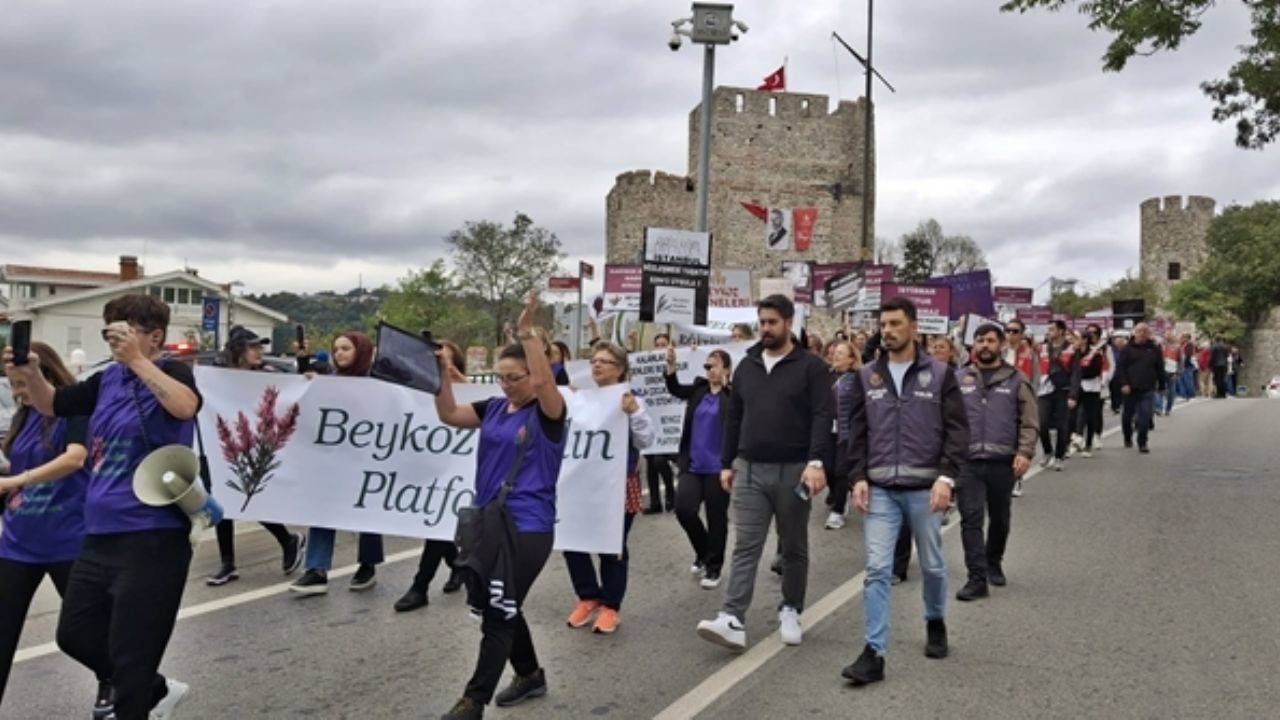 Beykoz Kadın Platformu’ndan Kadın ve Çocuk Cinayetlerine Dikkat Çeken Yürüyüş