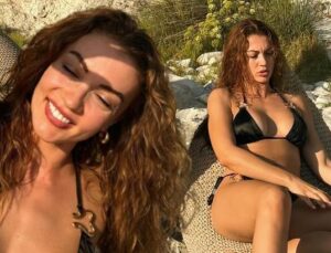 Burcu Özberk Tatil Modunda: Bikinili Paylaşımları Olay Yarattı