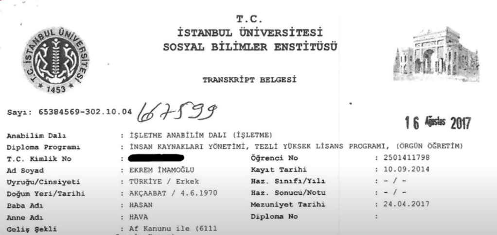 Geçiş Süreci Hakkında İmamoğlu'nun Açıklamaları