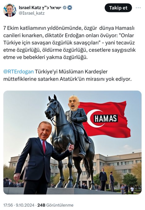 Erdoğan ve Katz Arasındaki Gerilim