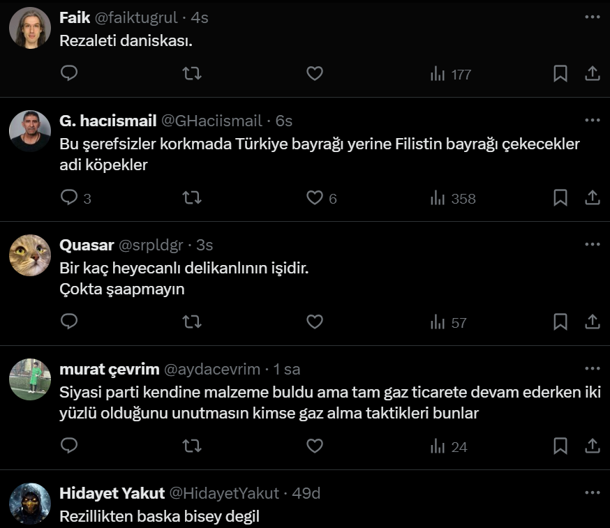 Gazze'deki Soykırım ve Türkiye'deki Destek Gösterileri