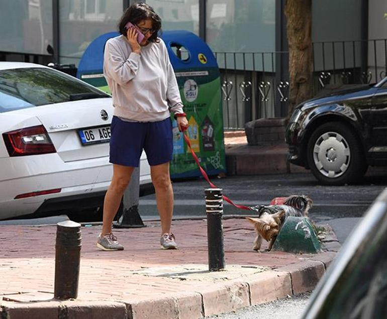 Göksel, Nişantaşı'nda Köpeğiyle Görüntülendi