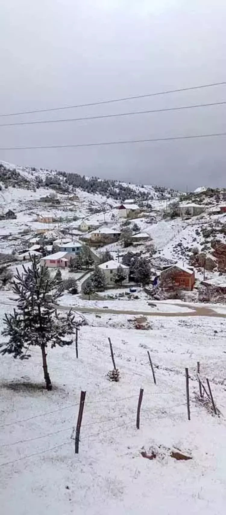 Gümüşhane'de Kar Yağışı ile Beyaz Örtü Oluştu