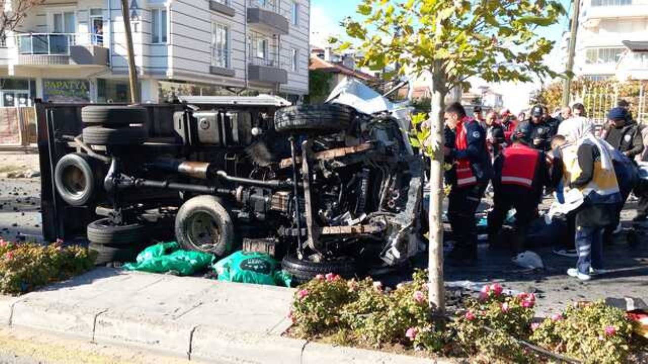 Kayseri’de Freni Patlayan Kamyonun Yol Açtığı Feci Kaza: 1 Ölü, 6 Yaralı