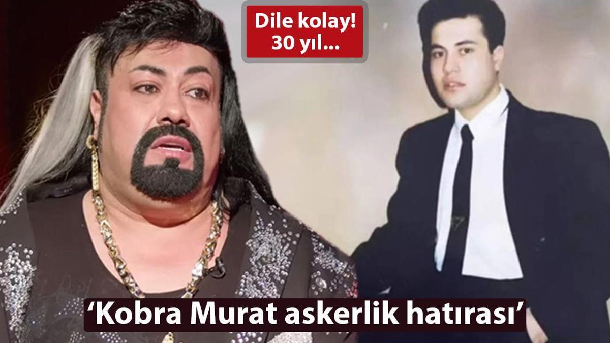 ‘Kobra Murat’ Nostaljik Askerlik Anısını Paylaştı