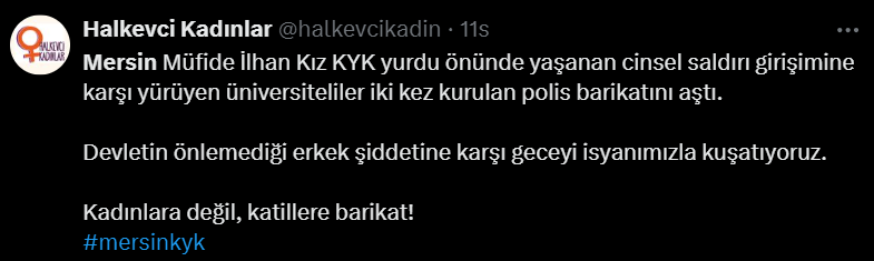 Mersin KYK Kız Yurdu'ndaki Cinsel Saldırı İddialarına Yanıt