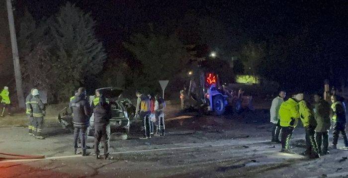 Tekirdağ'da Korkunç Trafik Kazası