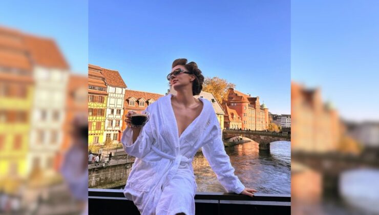 Burcu Özberk’in Strasbourg Tatili Sosyal Medyada Gündem Oldu