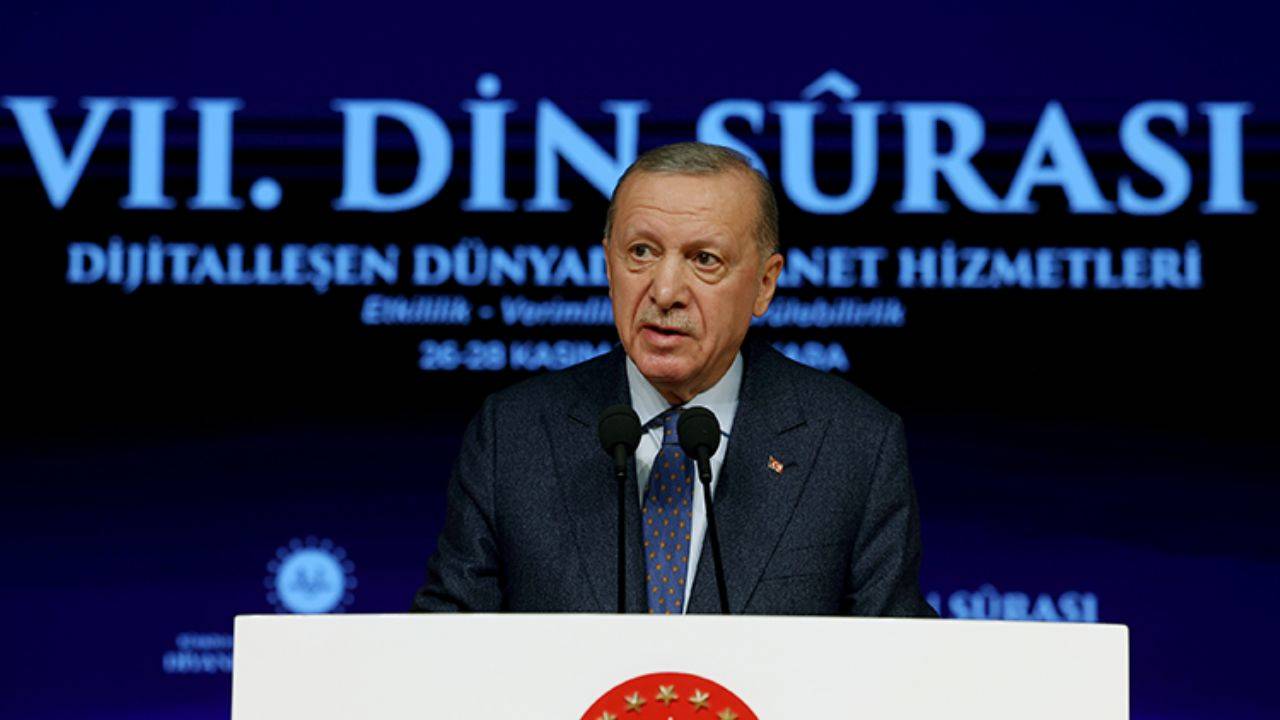 Cumhurbaşkanı Erdoğan’ın Din Şurası Konuşması