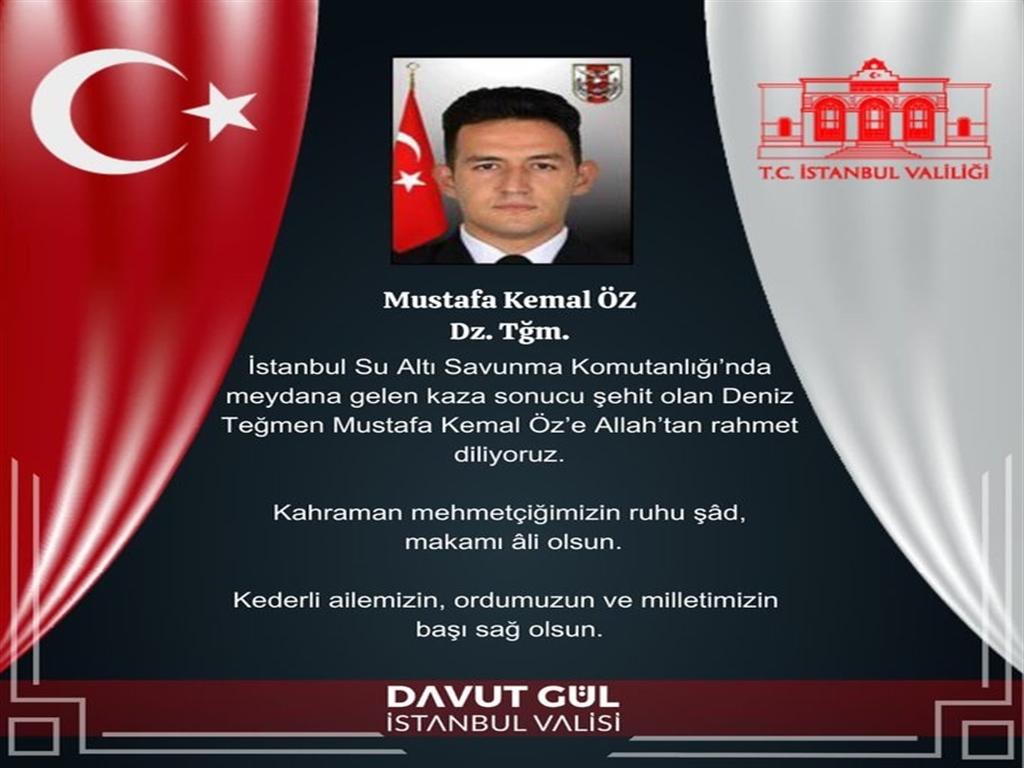 Deniz Teğmen Mustafa Kemal Öz'ün Şehit Olması