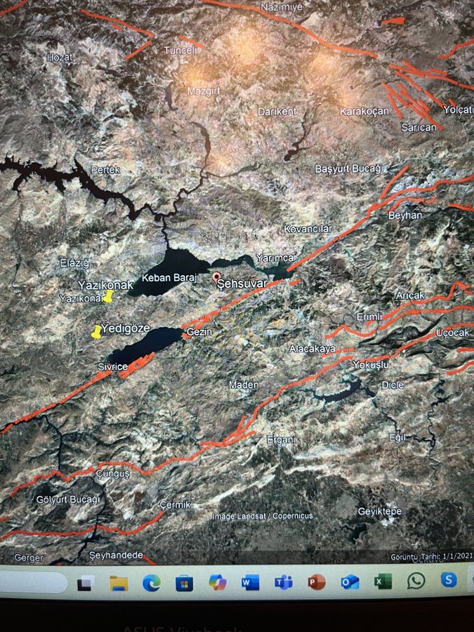 Elazığ'da 5 Büyüklüğünde Deprem