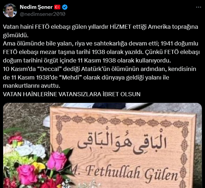 Fetullah Gülen'in Cenaze Töreni ve Tartışmalar