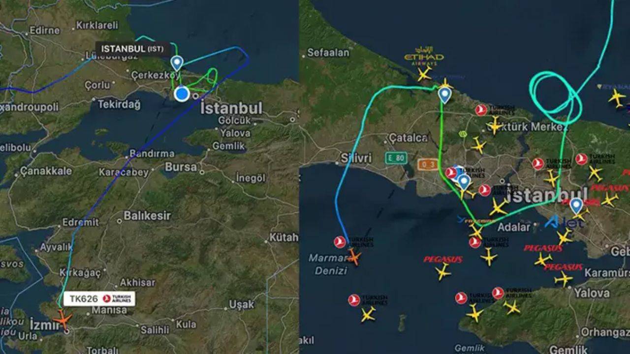 İstanbul’da Olumsuz Hava Koşulları Uçuşları Aksattı