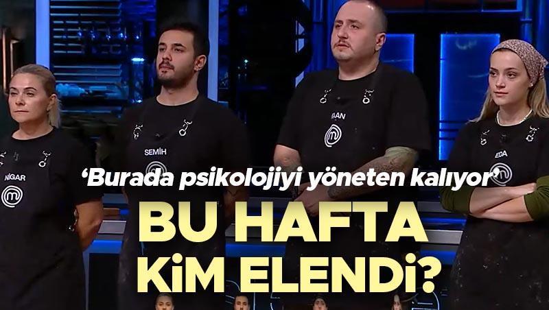 MasterChef Türkiye'de Eleme Gecesi: Nigar Veda Etti