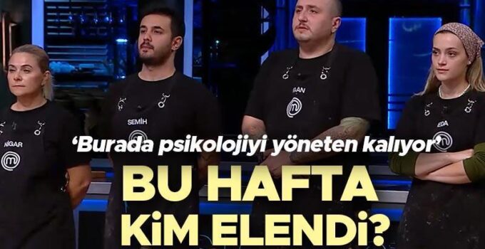 MasterChef Türkiye’de Nigar Veda Etti