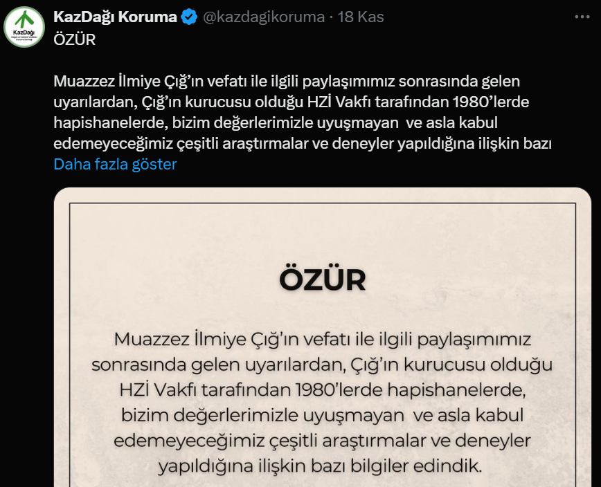 Muazzez İlmiye Çığ Hakkında Tartışmalar ve Etik İddialar