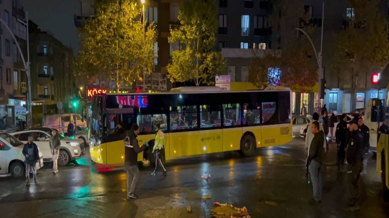 Sancaktepe’de İETT Otobüsüyle Anne ve Kızına Çarpma Kazası