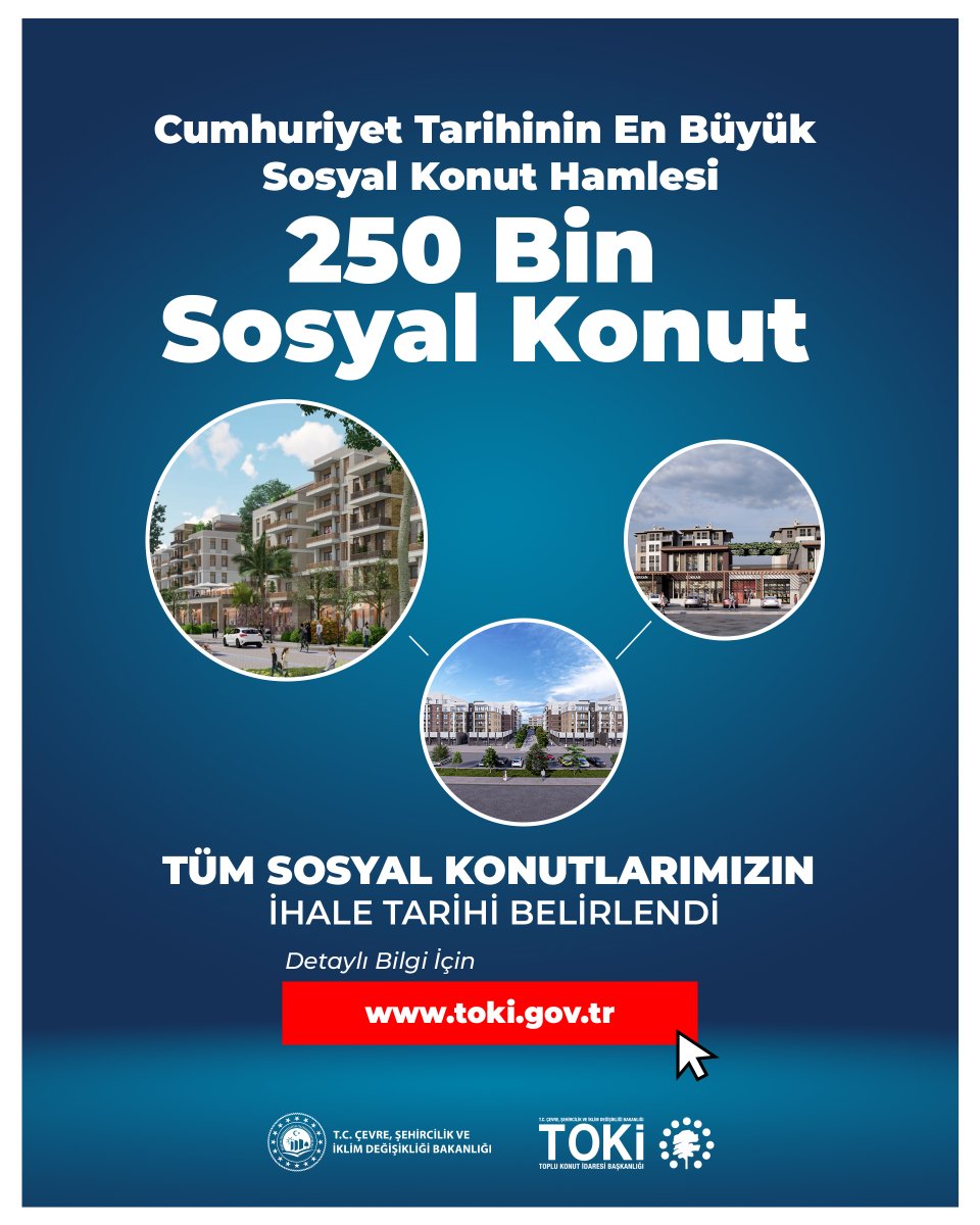 TOKİ'den Büyük Sosyal Konut Hamlesi!