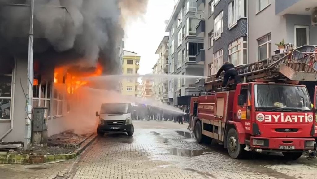 Yangın Olayı Artvin Arhavi'de Meydana Geldi