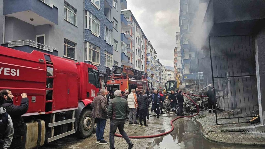 Artvin Arhavi'de Büyük Yangın Olayı