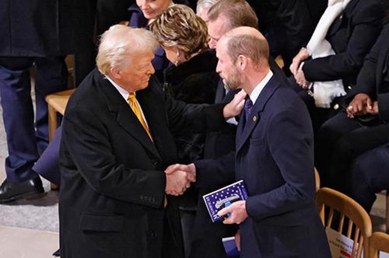 Donald Trump ve Prens William'ın Notre Dame Katedrali Açılışında Yaşananlar