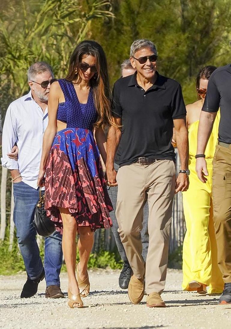 George ve Amal Clooney'nin St Tropez'deki Romantik Yeni Yıl Tatili