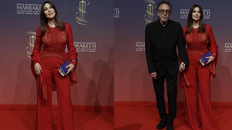 Monica Bellucci ve Tim Burton'ın Aşkı Paris'te Başladı