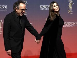 Monica Bellucci ve Tim Burton’ın Aşkı Paris’te Başladı