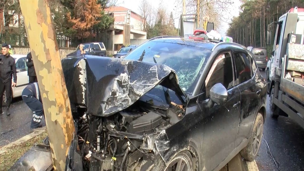 Sarıyer’de Meydana Gelen Trafik Kazası: İki Yaralı