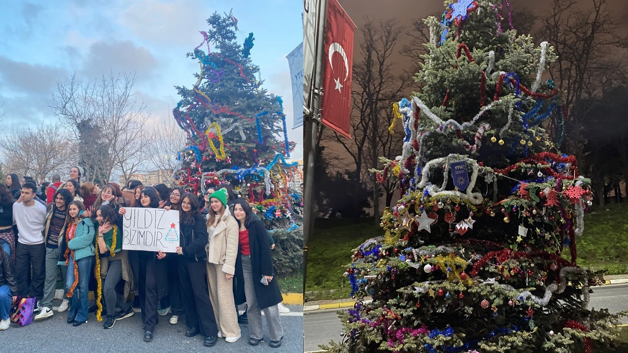 Üniversite Kampüsünde Noel Ağacı Tartışması