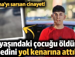 Adana’da 15 Yaşındaki Rafet Dinç Tabanca ile Vurularak Öldürüldü