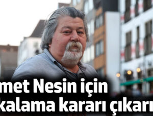 Ahmet Nesin Hakkında Gözaltı Kararı