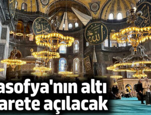 Ayasofya’nın Yer Altı Yapıları İçin Temizlik ve Restorasyon Çalışmaları