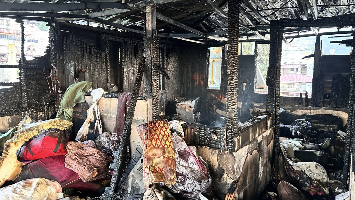 Belen’de Müstakil Evde Yangın Çıktı