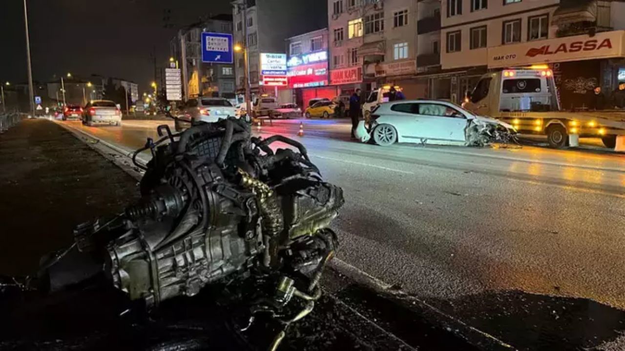 Derince’de Alkollü Sürücünün Neden Olduğu Zincirleme Kaza: 2 Yaralı