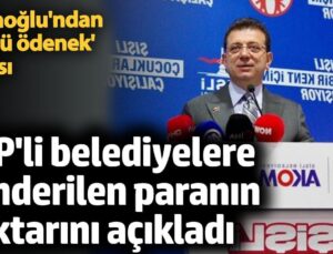 Ekrem İmamoğlu’ndan AKP’li Belediyelere Sert Eleştiriler