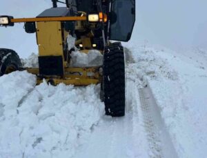 Elazığ’da Kar Yağışı Sonrası Köy Yolları Ulaşıma Açıldı