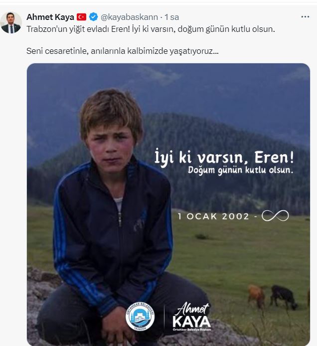 Eren Bülbül'ün Doğum Günü Anıldı