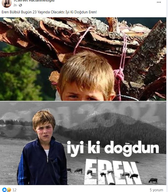 Eren Bülbül'ün Doğum Günü Anıldı