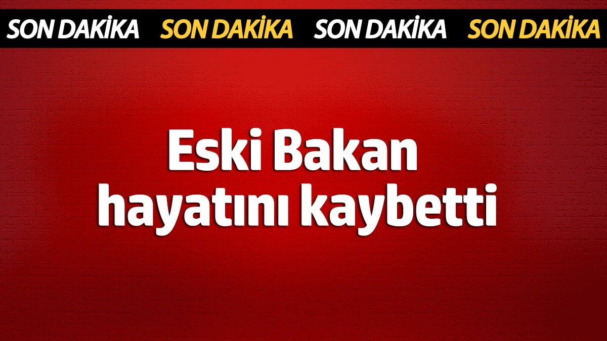 Eski İçişleri Bakanı Nahit Menteşe Hayatını Kaybetti