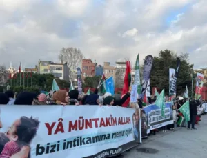 Gazze Dayanışma Yürüyüşü Kartal’da Gerçekleşti