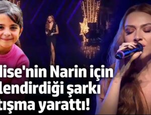 Hadise’nin Yılbaşı Programında Narin Güran İçin Duygusal Performansı