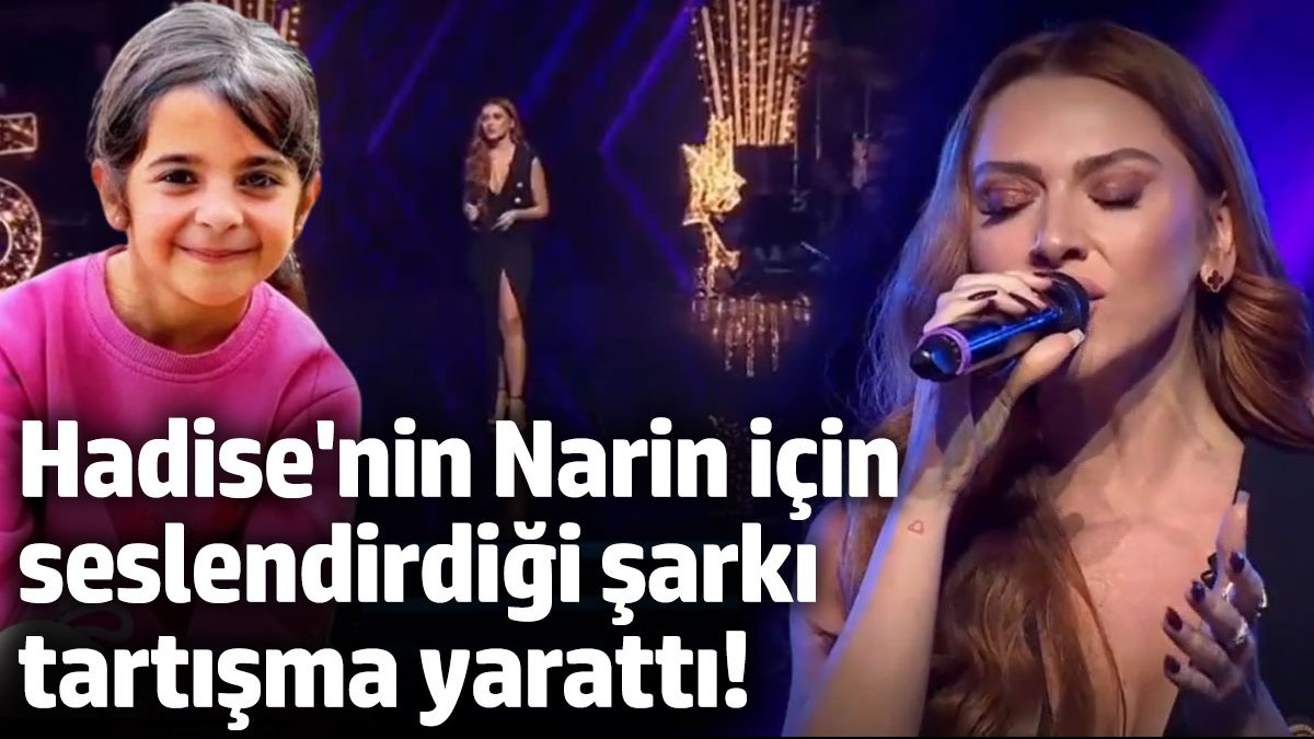 Hadise’nin Yılbaşı Programında Narin Güran İçin Duygusal Performansı